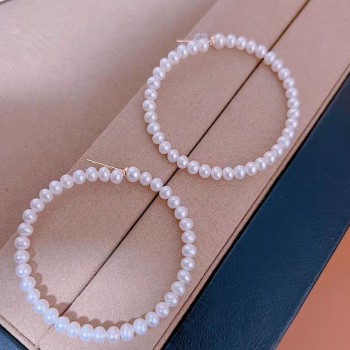 14KGF CIRCLE EAR RING