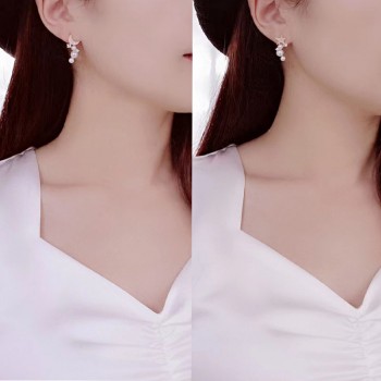 STAR MOON BUBBLE ARRINGS 